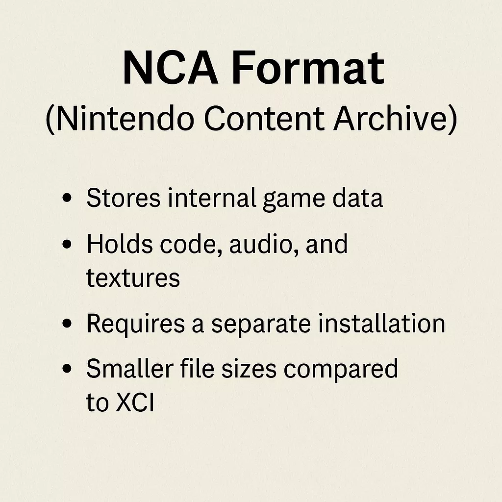 NCA Format (Nintendo Content Archive)