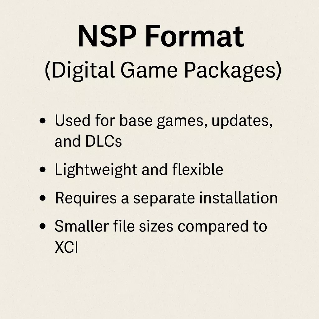 NSP Format (Digital Game Packages)