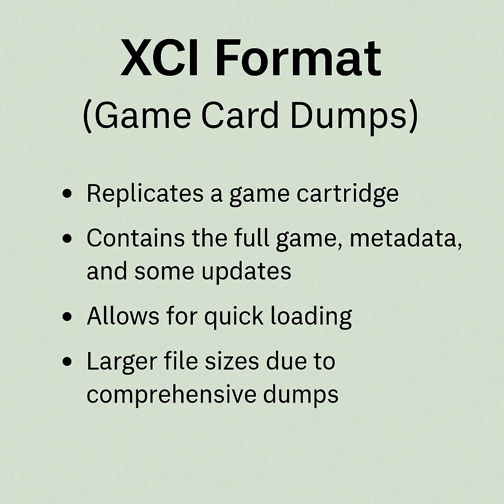 XCI Format (Game Card Dumps)