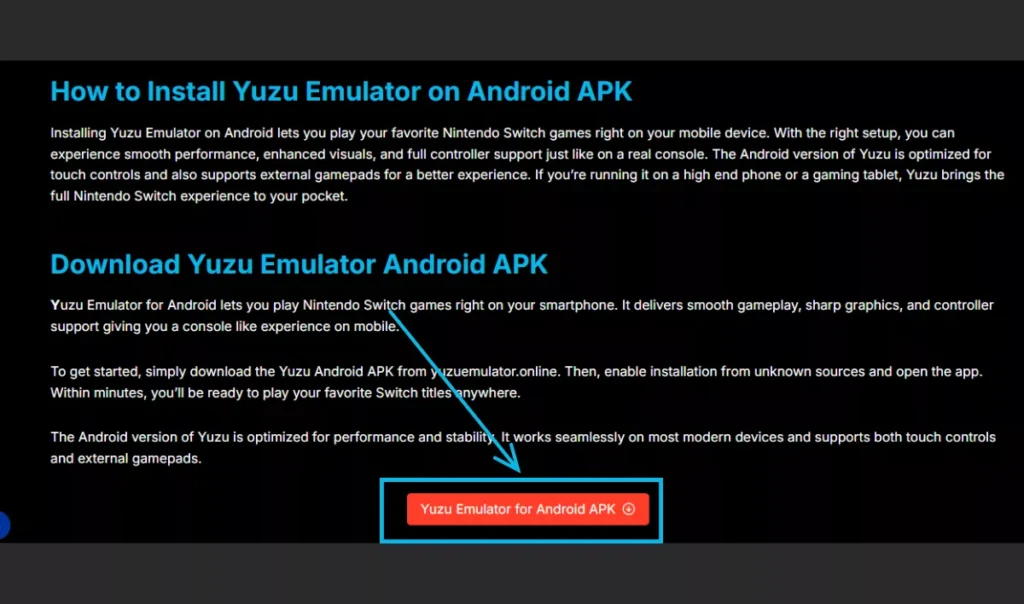 how to download and install yuzu emulator for android